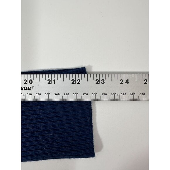 Tipsy Elves Blue Mini Sweater Dress With Gold Sequin Snowflakes Size XS NWT - Picture 9 of 16